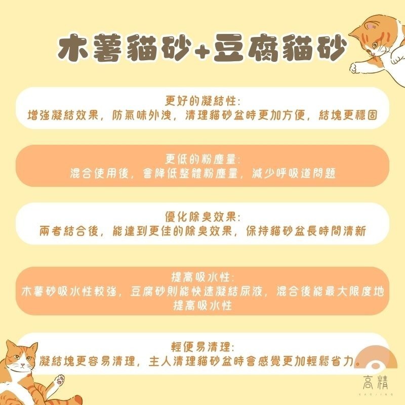 木薯砂 豆腐貓砂 2.5kg 貓砂 豆腐砂 植物型礦砂 植物砂天然成份 吸水快 凝結好 無粉塵 環保貓砂-細節圖6
