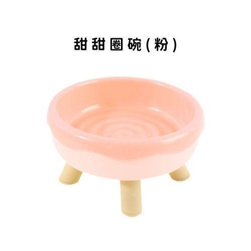 【限時購】 甜甜圈貓碗 甜甜圈貓食盆 防打翻喝水碗 保護頸椎狗碗 高腳寵物碗 增高護頸碗 寵物兩用碗-規格圖5