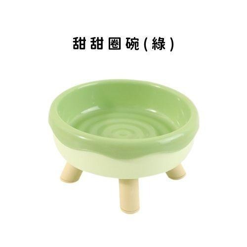 【限時購】 甜甜圈貓碗 甜甜圈貓食盆 防打翻喝水碗 保護頸椎狗碗 高腳寵物碗 增高護頸碗 寵物兩用碗-規格圖5