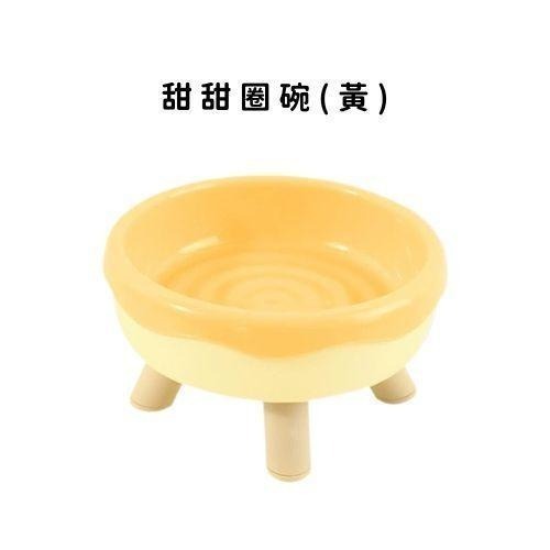 【限時購】 甜甜圈貓碗 甜甜圈貓食盆 防打翻喝水碗 保護頸椎狗碗 高腳寵物碗 增高護頸碗 寵物兩用碗-規格圖5