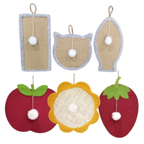 劍麻貓抓板 不掉屑貓抓板 貓抓板 貼牆貓抓板 掛牆貓抓板 貓玩具 劍麻 耐抓貓抓板 貓咪玩具 懸掛貓抓板-細節圖5