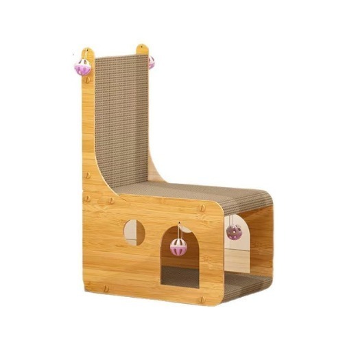 雙層貓抓屋 貓咪豪華別墅  重磅厚實耐抓 磨爪 貓玩具 貓咪 貓窩 貓抓板屋 貓咪 貓咪磨爪 貓屋 貓抓屋 貓抓-規格圖7