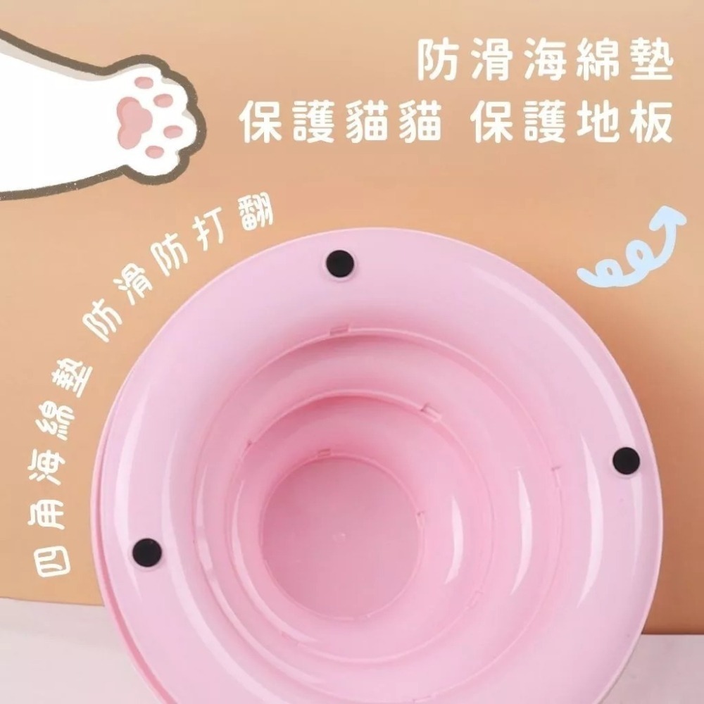 【限時購】三層貓咪遊樂盤【2入組】 貓咪玩具 軌道球 三層貓轉盤 貓玩具球 貓咪遊樂盤 鈴鐺球玩具-細節圖2