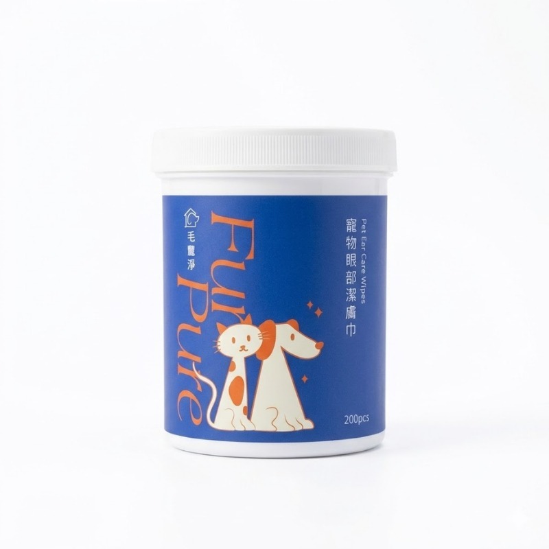 毛寵淨 寵物濕紙巾 寵物眼部濕巾 貓犬通用 寵物濕巾 寵物耳部濕紙巾 貓咪狗狗清潔美容 寵物清潔濕巾 寵物去淚痕濕-規格圖4