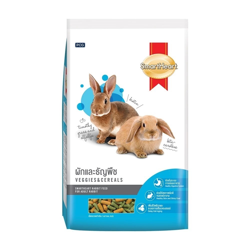 SmartHeart 慧心 寶貝兔子飼料3kg 兔子乾糧 兔子飼料 小寵飼料 兔糧 飼料 乾糧 小寵乾糧-規格圖4