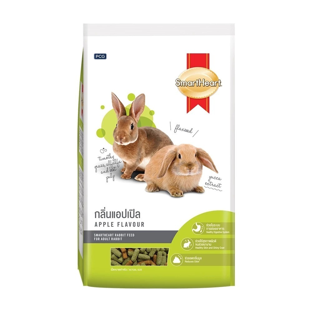 SmartHeart 慧心 寶貝兔子飼料3kg 兔子乾糧 兔子飼料 小寵飼料 兔糧 飼料 乾糧 小寵乾糧-規格圖4