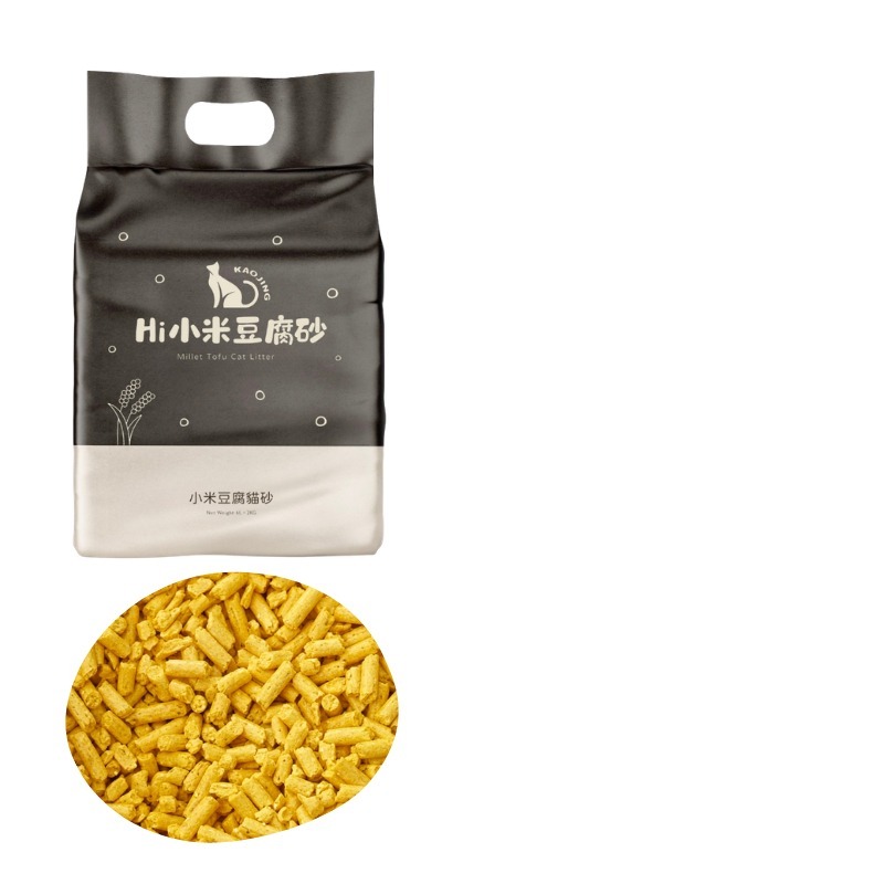 Hi貓砂 破碎豆腐砂 仿礦豆腐砂 小米砂 豆腐砂 貓砂 小米豆腐砂 豆腐貓砂 環保貓砂 破碎型貓砂 仿礦型貓砂-規格圖2