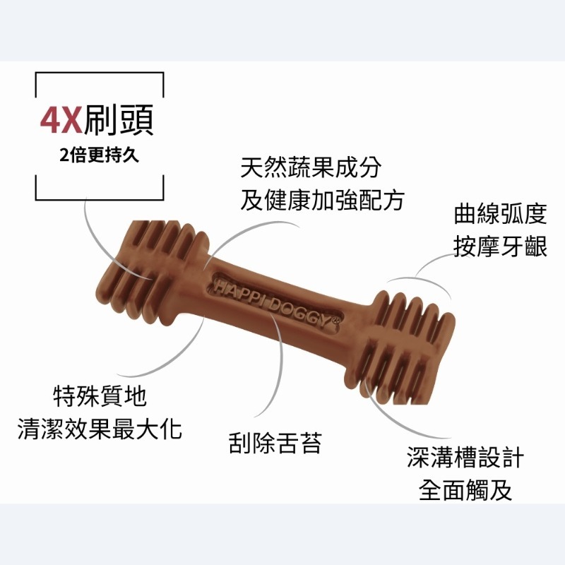 Happi Doggy 纖嚼 無穀健齒棒S號150g 狗狗潔牙骨 潔牙棒 犬用 狗零食 寵物潔牙 牙刷骨 潔牙骨-細節圖2