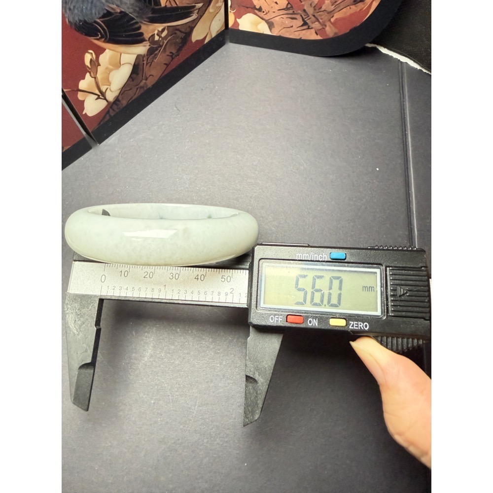 【玄沁｜初次相玉】 天然翡翠 飄綠花圓滿手鐲＋蓮藕玉橫項鍊套組-細節圖6