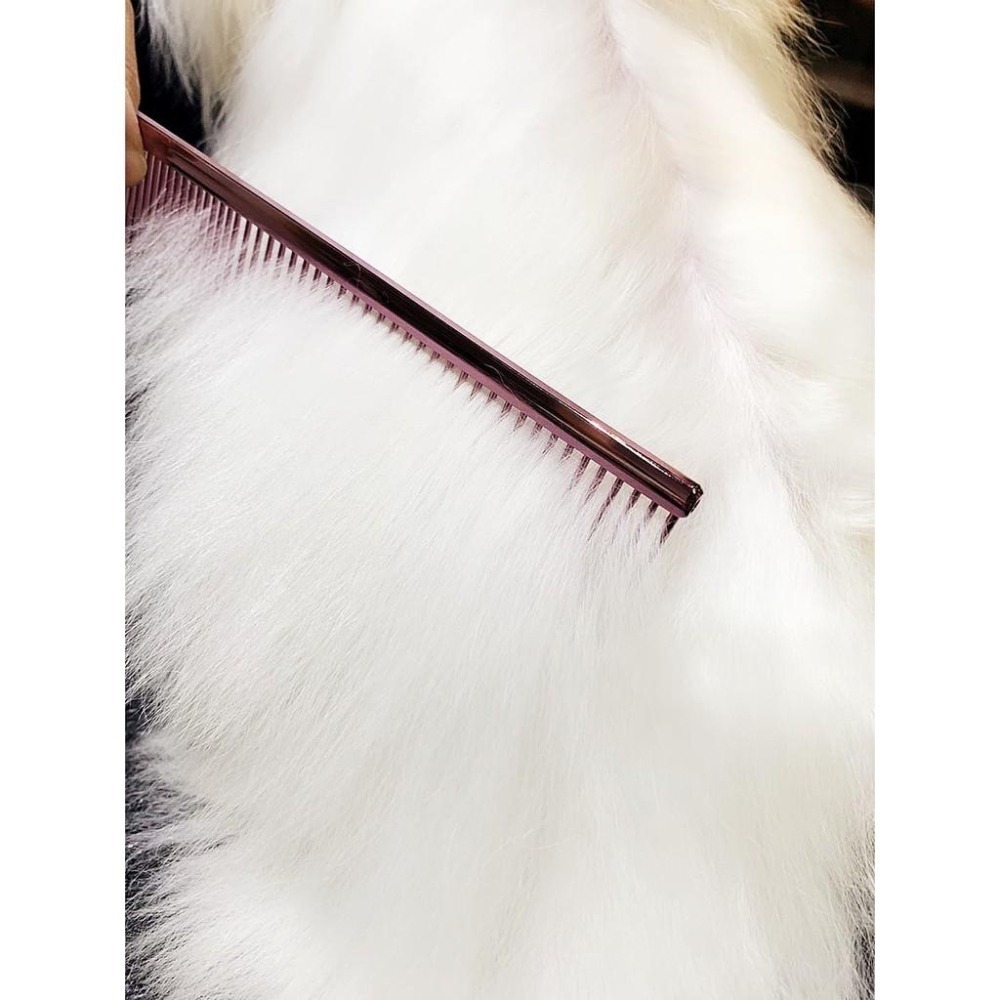 專業寵美用品 麥克天使 巧意工學排梳、去靜電奶油排梳、銅針排梳-細節圖2