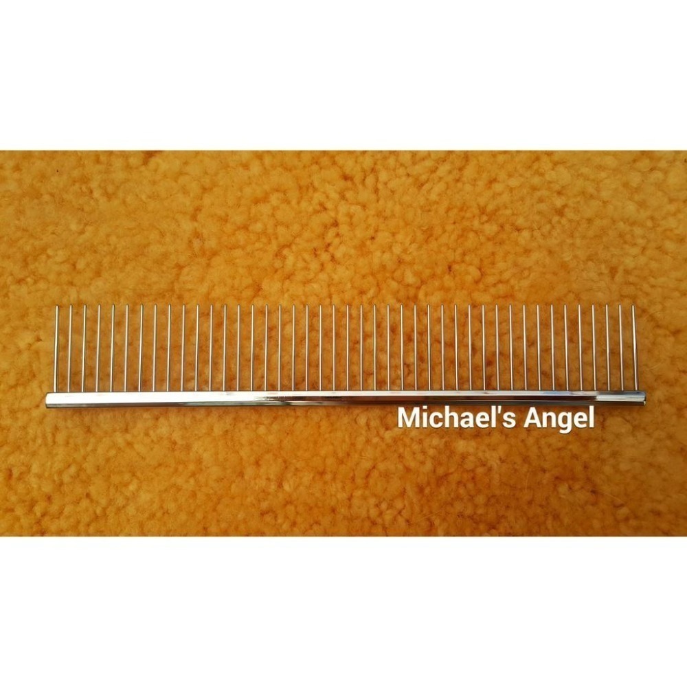 專業寵美用品 麥克天使 巧意工學排梳、去靜電奶油排梳、銅針排梳-細節圖8