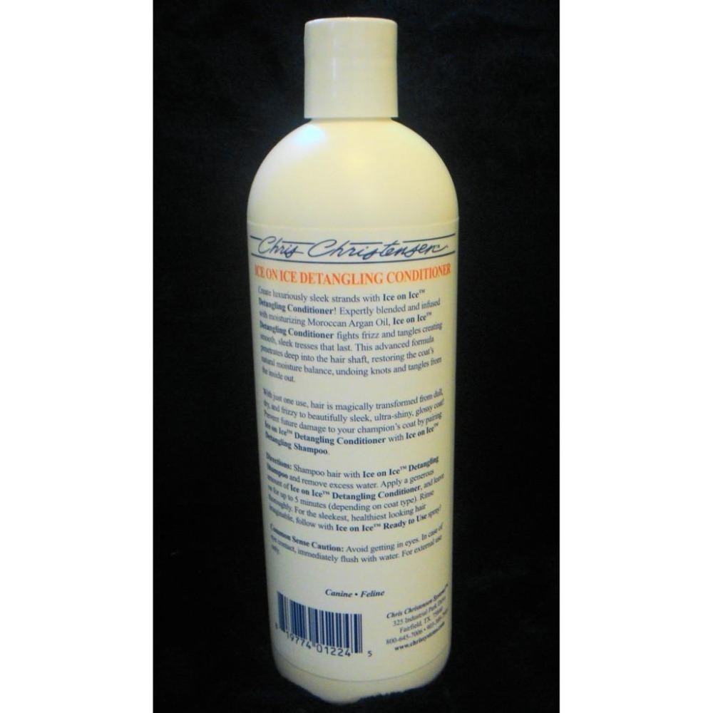 美國 克莉絲汀森 克莉思汀森 ICE ON ICE 冰又冰防打結柔順護髮素 16oz、128oz-細節圖2