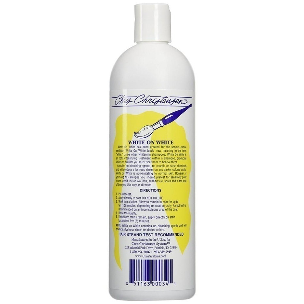 美國 克莉絲汀森 克莉思汀森 白又白洗髮精 (WHITE ON WHITE) -16oz(473ml)、128oz-細節圖2