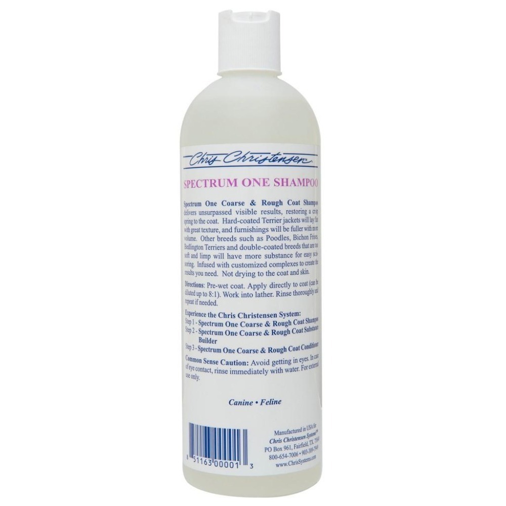 美國 克莉絲汀森 克莉思汀森 光亮1號硬毛犬貓通用潤絲精 16oz、128oz-細節圖2