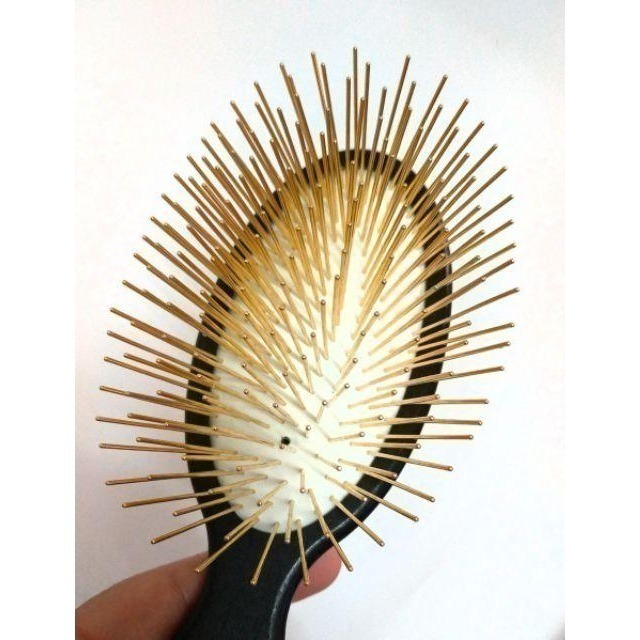 美國 克莉絲汀森 克莉思汀森  A020G/A027G/A035G 黃金圓柄梳 原創經典T型梳A416 克莉斯汀森-細節圖4