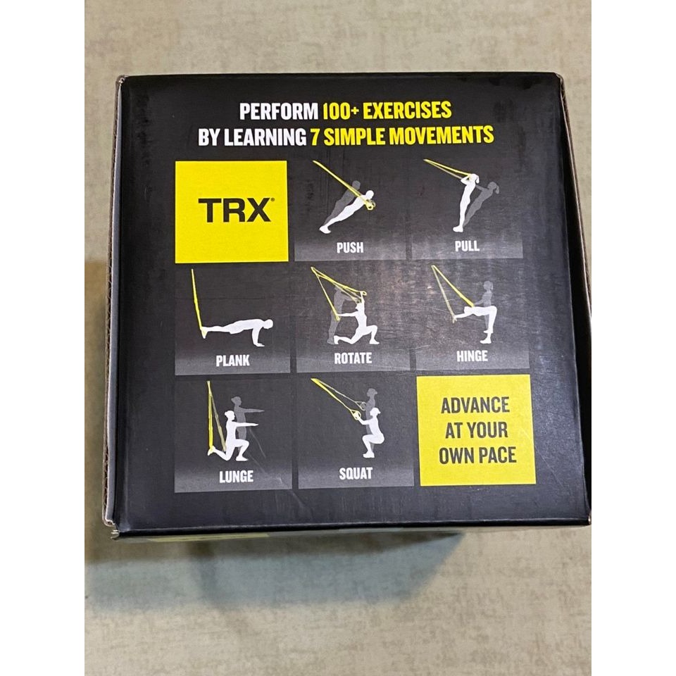 正版TRX 全新未拆封 懸掛式訓練繩 訓練帶 拉力繩 伏地挺身 核心肌群 居家健身-細節圖4