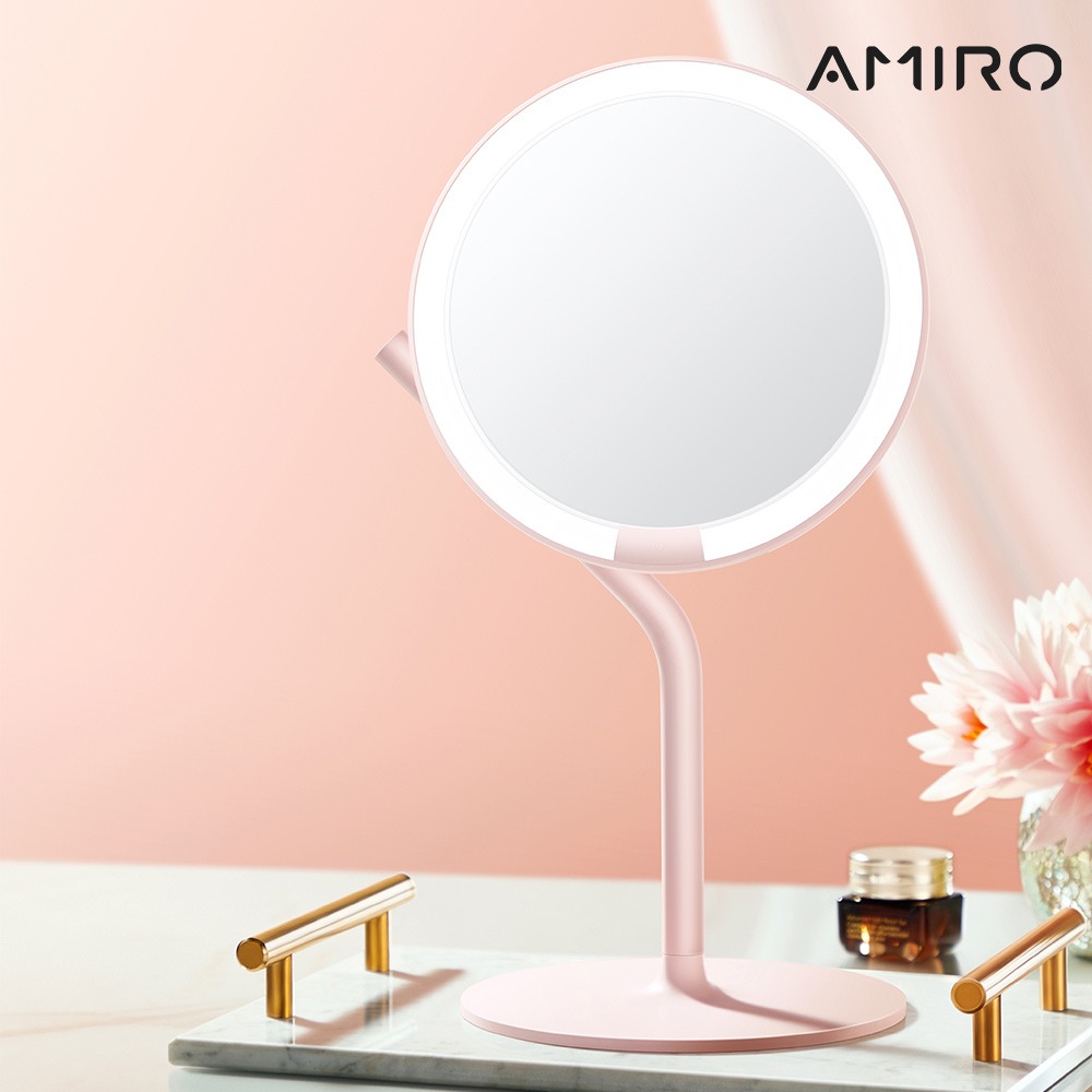 【AMIRO】Mate S 系列 LED高清日光化妝鏡/LED化妝鏡/補光鏡/化妝燈/觸控化妝鏡/化妝盒/彩妝鏡/補光燈-細節圖2