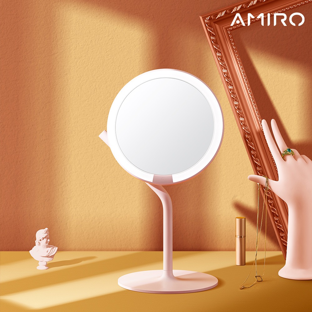 【AMIRO】Mate S 系列 LED高清日光化妝鏡/LED化妝鏡/補光鏡/化妝燈/觸控化妝鏡/化妝盒/彩妝鏡/補光燈-細節圖3