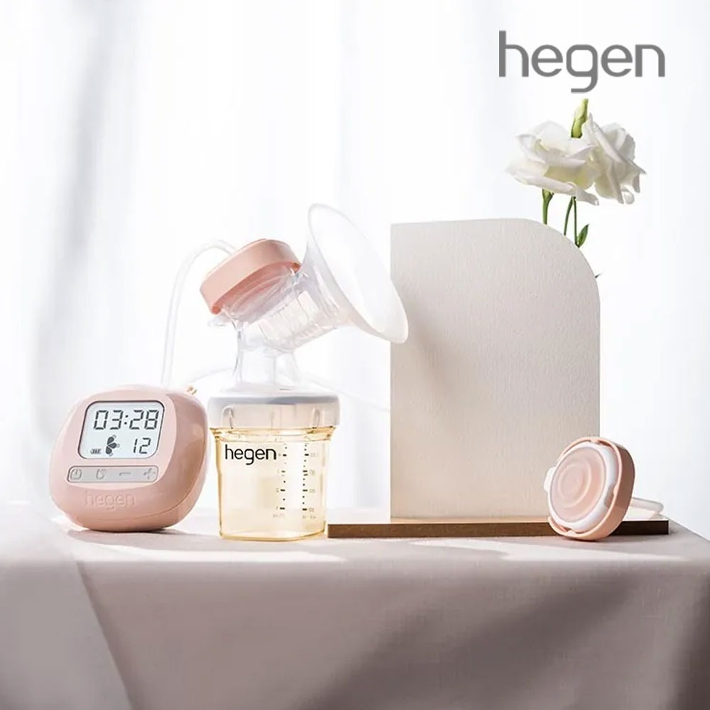 【Hegen】PCTO™ EBP 舒芙蕾多功能雙邊電動擠乳禮盒｜SoftSqround™3.0系列 學飲杯/擠乳器/吸乳-細節圖6