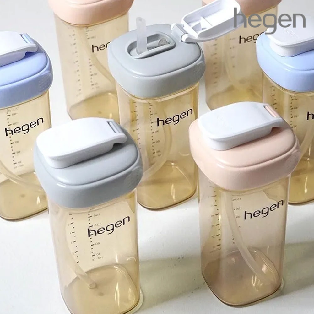 【Hegen】PCTO™ 輕飲時光PPSU方圓型寬口吸管杯 2.0 330ml 吸管杯/奶瓶/萬用瓶/寬口/奶嘴/萬用杯-細節圖3