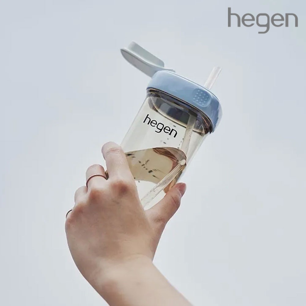 【Hegen】PCTO™ 輕飲時光PPSU方圓型寬口吸管杯 2.0 330ml 吸管杯/奶瓶/萬用瓶/寬口/奶嘴/萬用杯-細節圖5