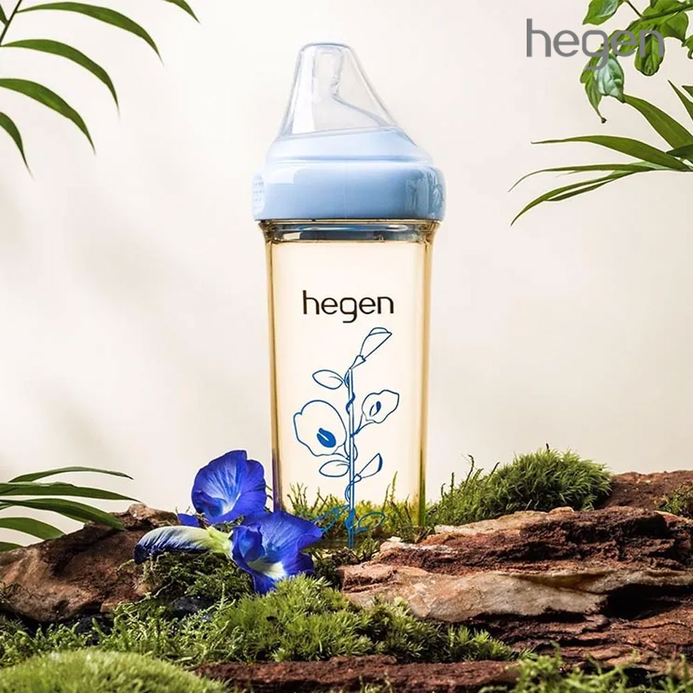 【Hegen】PCTO™ 紫綻花漾禮盒 學飲杯/奶瓶/兒童水瓶/母嬰用品/兒童水杯/新生禮/月子中心/蒸汽消毒/紫外線-細節圖5