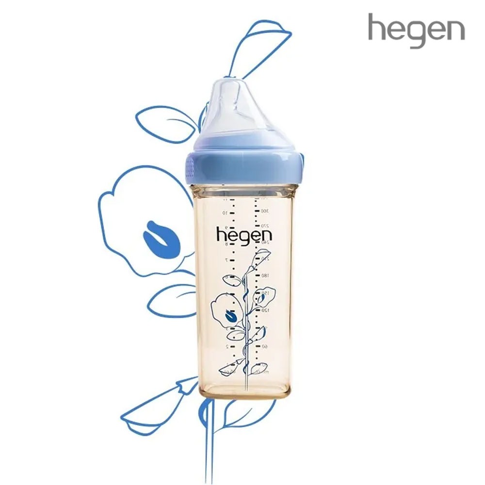 【Hegen】PCTO™ 紫綻花漾禮盒 學飲杯/奶瓶/兒童水瓶/母嬰用品/兒童水杯/新生禮/月子中心/蒸汽消毒/紫外線-細節圖8