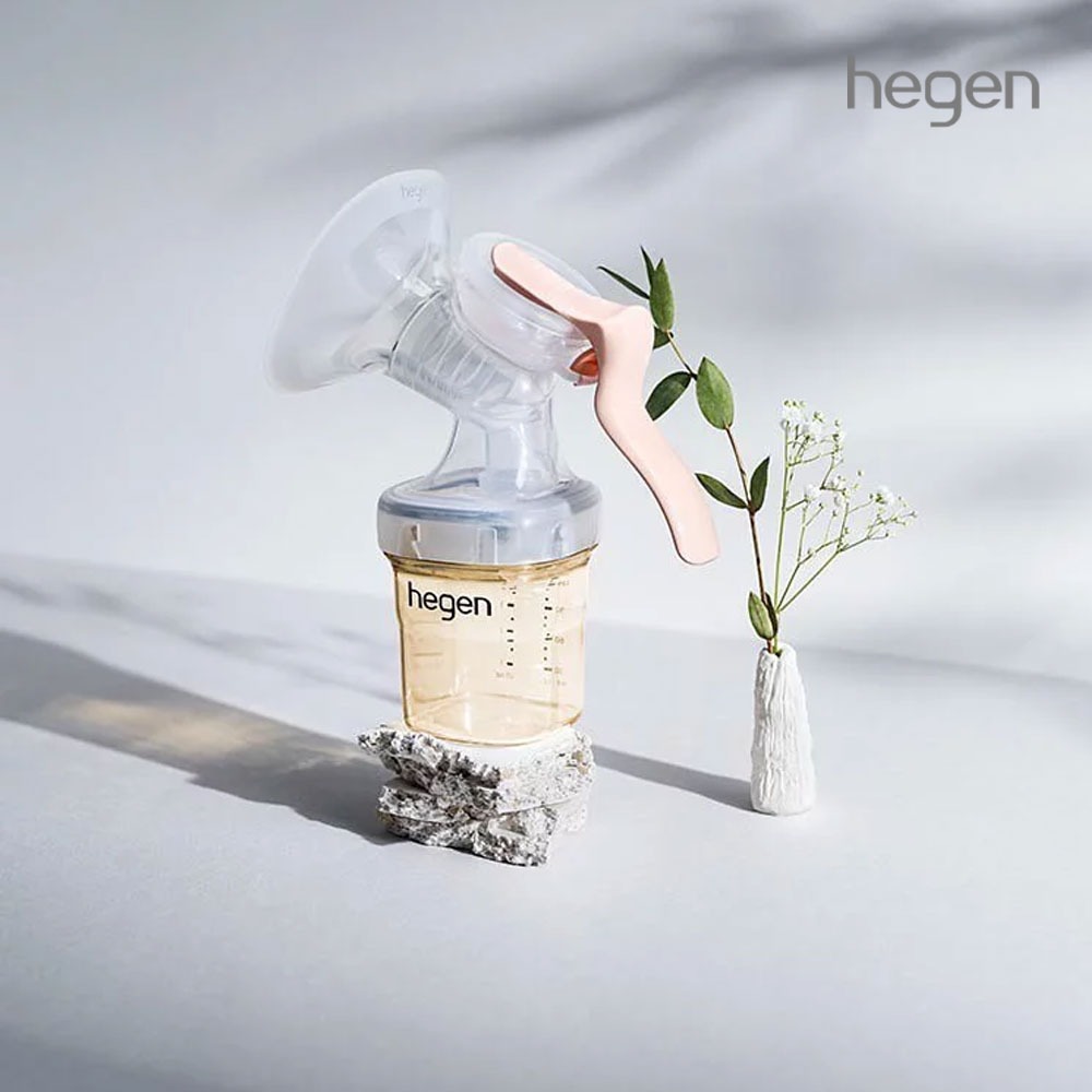 【Hegen】PCTO™ 優雅輕柔手動擠乳組 (SoftSqround™)  學飲杯/擠乳器/吸乳器/奶瓶/兒童水瓶-細節圖2