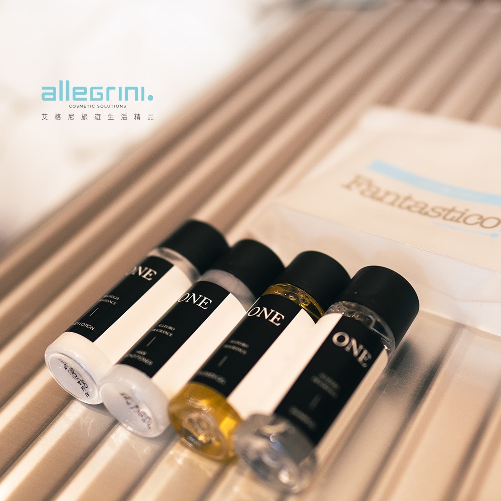 【Allegrini 艾格尼】ONE系列 豪華旅行組(沐浴露30ml+潤膚乳30ml+洗髮精30ml+潤髮乳30ml)-細節圖2