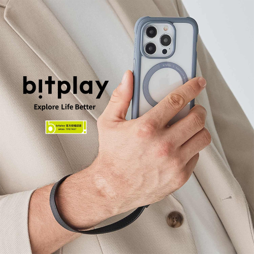 bitplay Leather Wrist Strap 12mm 皮革手腕繩(含掛繩通用墊片）/手機殼/掛繩/皮革