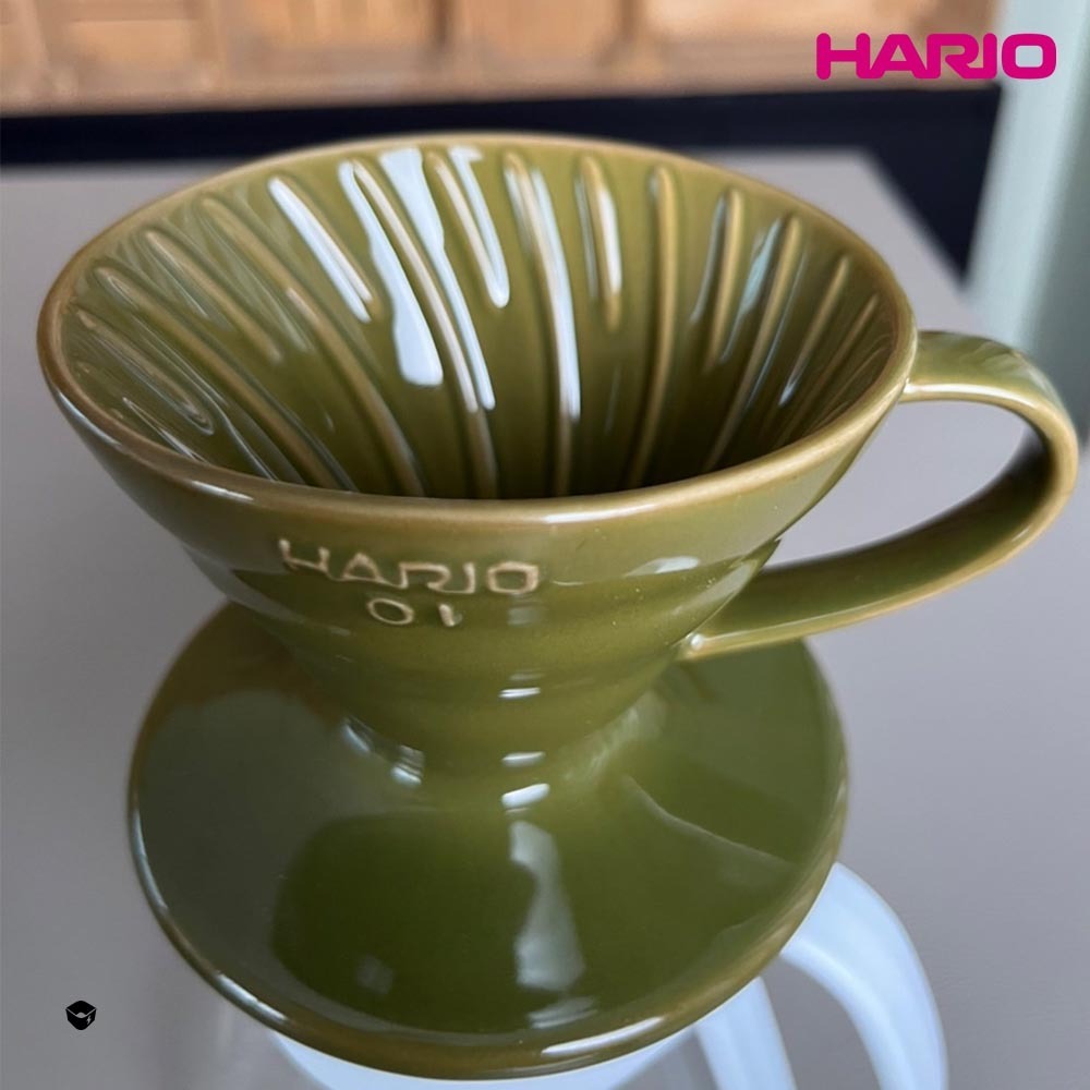 【HARIO】V60 萊姆綠02 彩虹磁石濾杯/手沖咖啡濾杯/V型濾杯/有田燒/陶瓷濾杯/錐形濾杯/彩色磁石/VDC-細節圖4