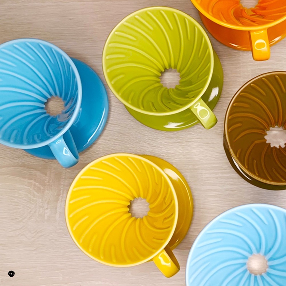 【HARIO】V60 霧黑02 彩虹磁石濾杯/手沖咖啡濾杯/V型濾杯/有田燒/陶瓷濾杯/錐形濾杯/彩色磁石/VDC/V-細節圖8