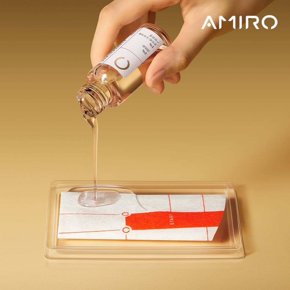 【AMIRO】BEAUTY多肽靶心抗皺凍乾面膜套裝(面膜0.46g*4片+精華液25ml*4支)/S1/保濕/保養-細節圖6