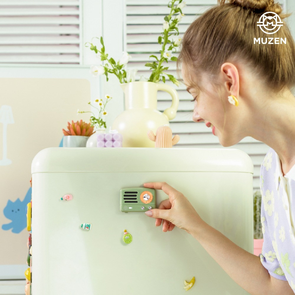 MUZEN OTR Sticker 貼貼磁吸式共振藍牙喇叭-/藍牙音響/音箱/貓王/經典復古/超薄/家庭劇院/節日-細節圖2