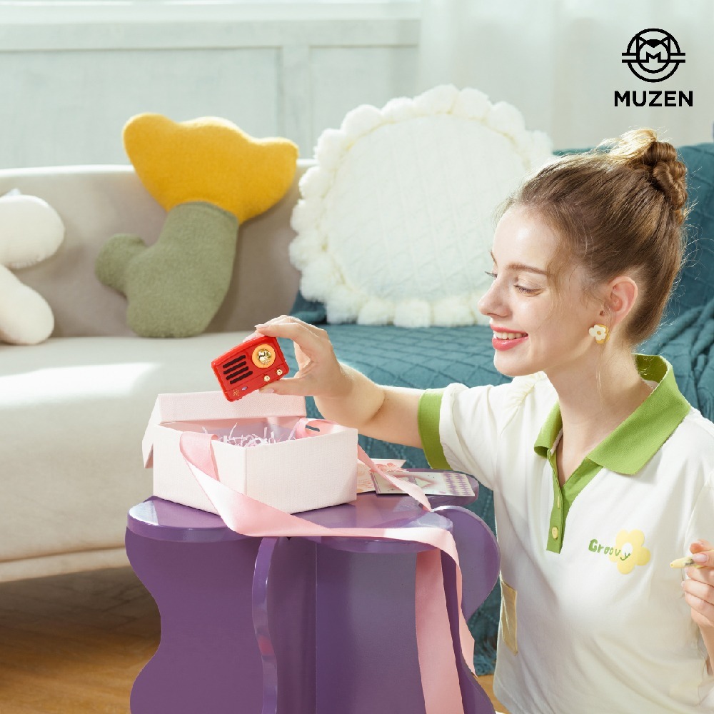 MUZEN OTR Sticker 貼貼磁吸式共振藍牙喇叭-/藍牙音響/音箱/貓王/經典復古/超薄/家庭劇院/節日-細節圖8