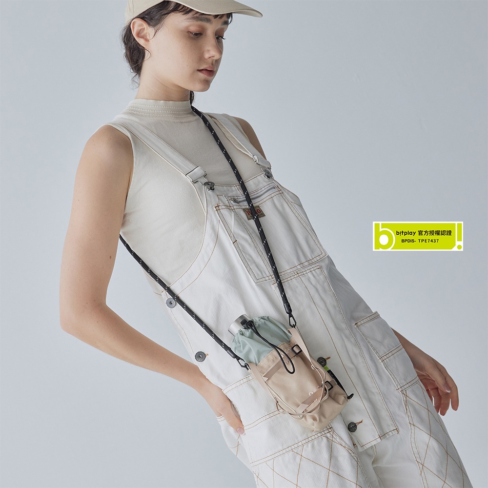 【bitplay】 2-Way 水瓶飲料袋-多色可選 /杯袋/環保袋/折疊/收納/水壺袋/攜帶/手搖飲/咖啡-細節圖7