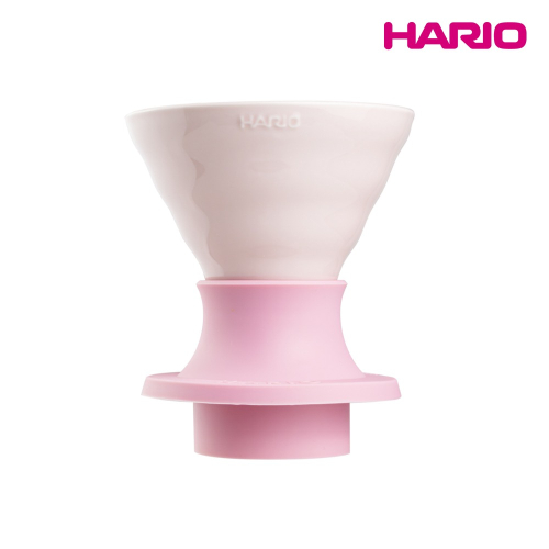 【HARIO】V60 Switch系列 浸漬式磁石濾杯02-200ml 糖果粉 [SSDC-200-CD