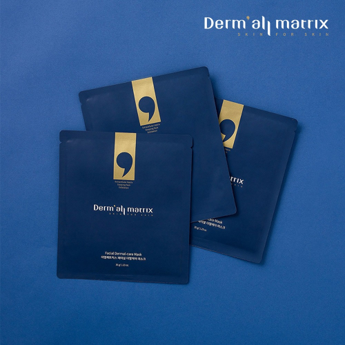 【Dermall Matrix】韓國FD膠原蛋白保濕煥膚去角質長效面膜 - 盒裝4入(35g/片)/睡眠面膜/保養/補水