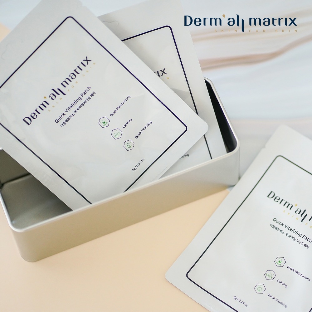 【Dermall Matrix】韓國QV速效活化肌膚保濕補水貼片-盒裝10入(6g/片)/保養/護膚/舒緩/護膚-細節圖3