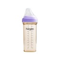 【hegen】  金色奇蹟PPSU多功能方圓型寬口奶瓶 330ml - 沁藍、嫣粉、漾紫-規格圖11