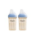 【hegen】金色奇蹟PPSU多功能方圓型寬口奶瓶 240ml 雙瓶組 - 沁藍、嫣粉、漾紫-規格圖10