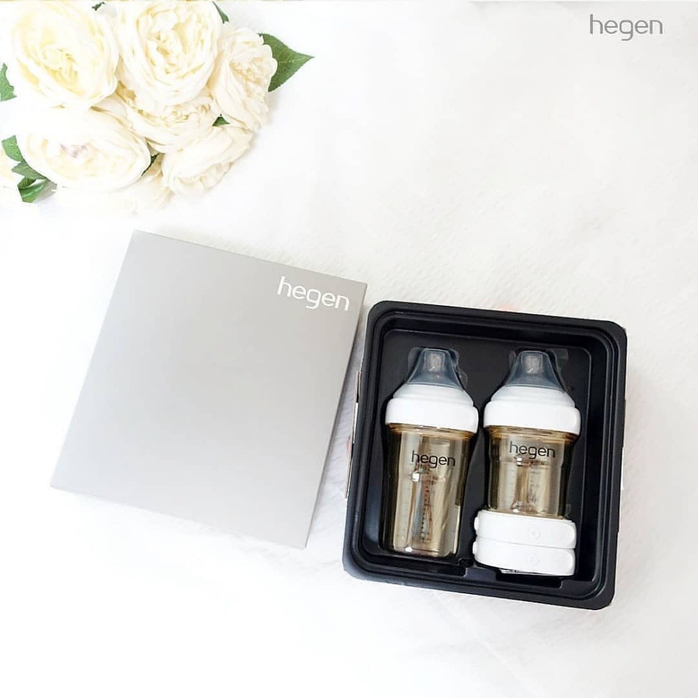 【hegen】人氣經典彌月禮組合-經典奶瓶安心禮 - 經典系列 + miniware 天然聚乳酸小食客六入組/新生禮-細節圖3