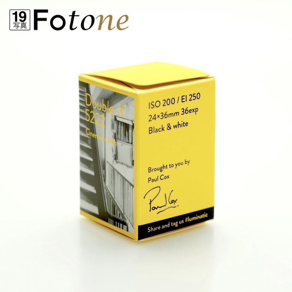 【Fotone獨家x現貨供應】LUMINIATIC Double-X 5222 經典黑白電影底片-細節圖2