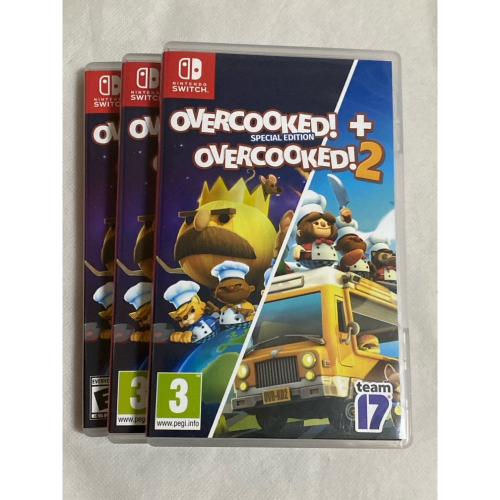 可使用優惠券 Switch Ns Overcooked 1+2 煮過頭1+2 合輯 中日英文版