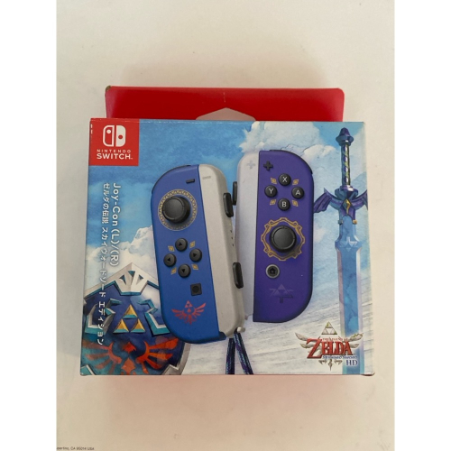 Switch Ns 原廠 Joycon Joy con 薩爾達傳說 禦天之劍 特別版手把含腕帶