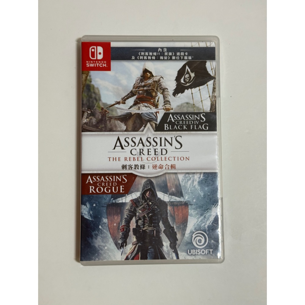 全新品 中古品 Switch Ns 刺客教條 逆命合輯 中文版-細節圖2