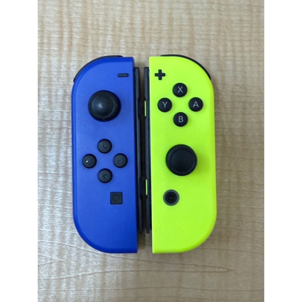 Switch Ns 原廠 Joycon Joy con 無盒 電光紅藍色  藍黃色 漆彈粉綠色 奧德賽紅測試都正常-細節圖4