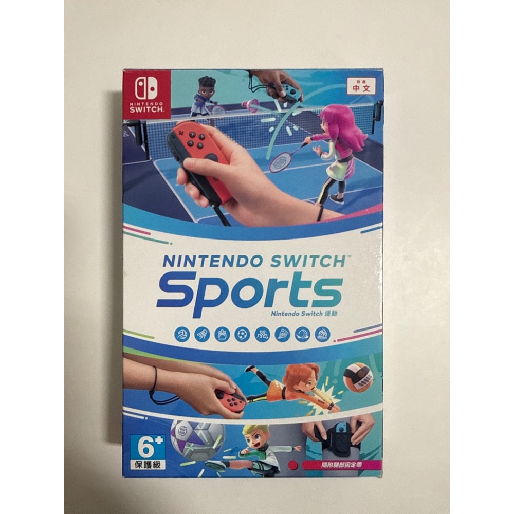 Switch Ns Switch Sports 任天堂體感運動 含腕帶 盒裝版 中文版-細節圖2