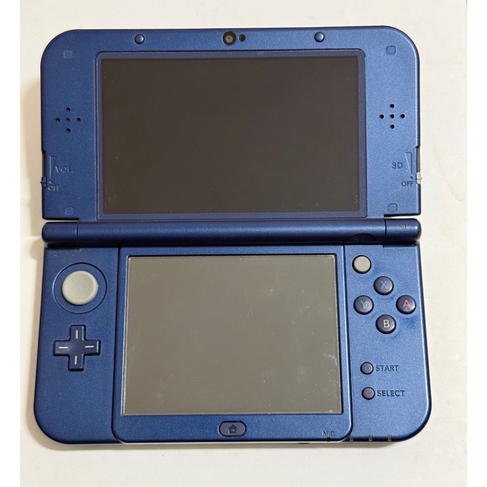 New 3DSLL 主機 N3DSLL 主機 新大三 金屬藍 含32G記憶卡 無盒 含充電線-細節圖2