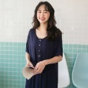 台灣現貨 交叉哺乳哺乳裙 洋裝 短袖 哺乳裙 孕婦裝 餵奶衣 BabyShare時尚孕婦裝【CMS028】-規格圖10